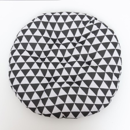 Animal sunbed "Geometry", 50 x 50 x 10 cm, black and white-2