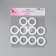 Curtains for curtains d3.5/5.5cm (nab 10pcs price for nab) matte white au