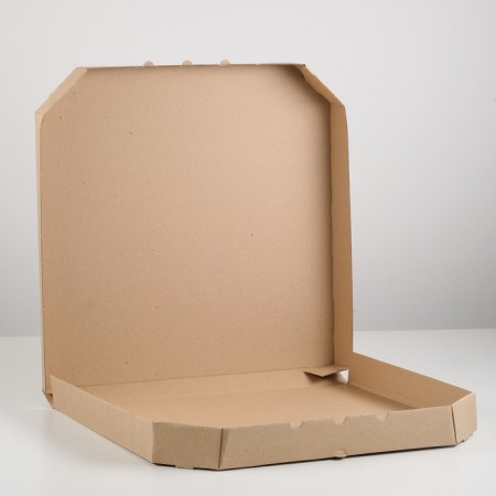 Pizza box, brown, 42 x 42 x 4.5 cm-2