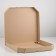 Pizza box, brown, 42 x 42 x 4.5 cm