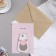 A postcard with a wooden element "for you!" Handmade, heart, lilac tone, 14.7x10.5
