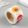 New Year Stick Paper "Bear and New Year's Deer" d = 2.5 cm 252 pcs in the roll