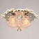 Economic light chandelier with PDU 33101/3 3x40W E27, LED backlight, chrome, 40x40x19 cm