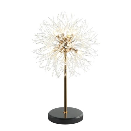 Salut 8xg9 table lamp 40w, size 40x40x65 cm, color gold