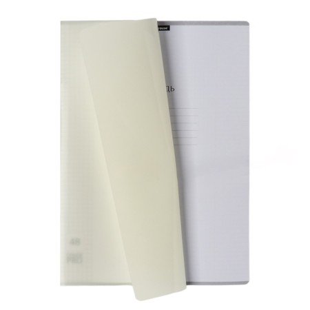 A4 notebook, 48 sheets in the Erichkrause cell "Coverpro Pastel Classic", a plastic cover with embossing, an offset unit, a whiteness 100%, yellow-5