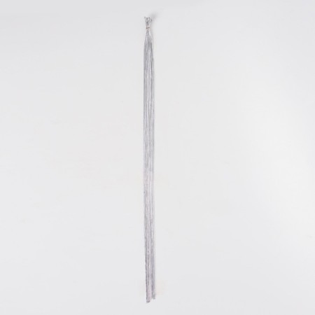Hair threads, 90 cm, 6 pcs, silver color-1