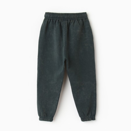 Pants for a boy, emerald color, height 104 cm-3