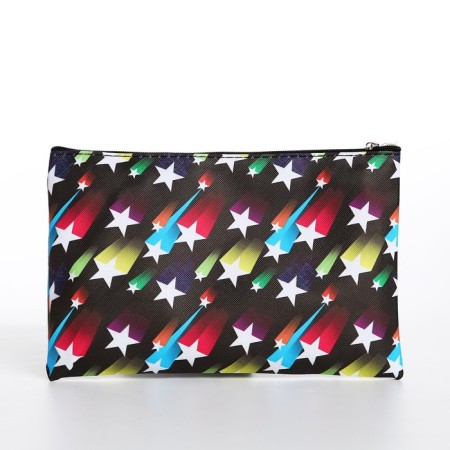 Cosmetic bag-penete on zipper, black color-1