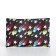 Cosmetic bag-penete on zipper, black color