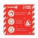 Developing tactile ball "First New Year", New Year's gift packaging, 1 pc, crumb I