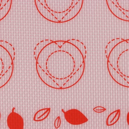 Reinforced rug for pasta "Macaron", silicone, 40 × 32 cm, white color-2