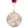 Prize medal 048 diam 5 cm. 2 place. Color ser. With a ribbon
