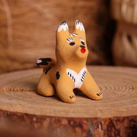 Souvenir "Dog", 3.5 × 4 × 5.5 cm, Kargopol toy, mix-4