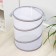 Belly basket folding shares, 35 × 35 × 43 cm, white color