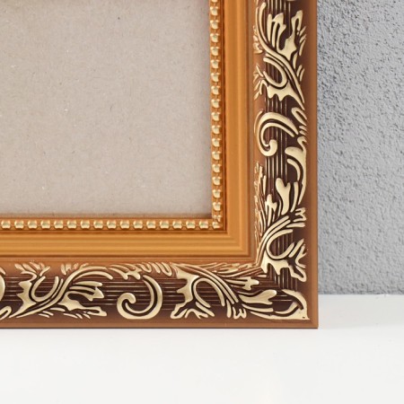 Photo frame plastic 40x60 cm, gold (plastic screen)-1