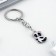 A keychain for children's, metal "Panda", 7 x 1.4 cm