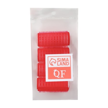 Velcro curlers, d = 2.6 cm, 6 cm, 4 pcs, color mix-3