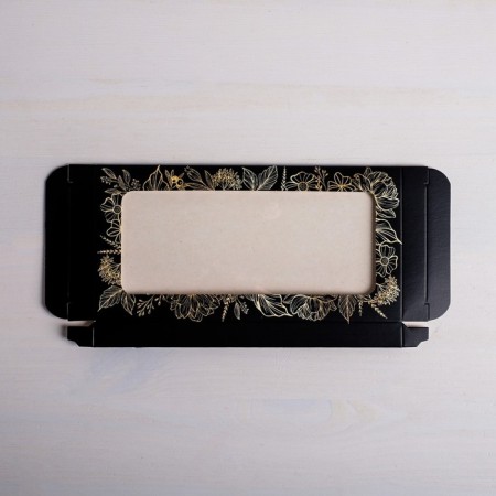 Chocolate box, confectionery packaging “With Best Wishes”, with a window, 17.3 x 8.8 x 1.5 cm-5
