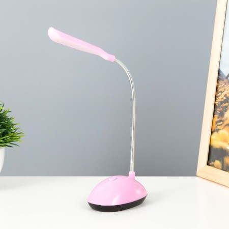 Board lamp "Light Roy" LED from batteries pink 5x8.5x20 cm Risalux