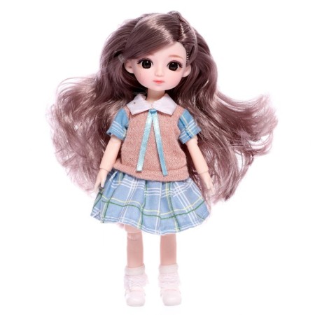 Sharpish doll "Arina" in a dress, mix-8