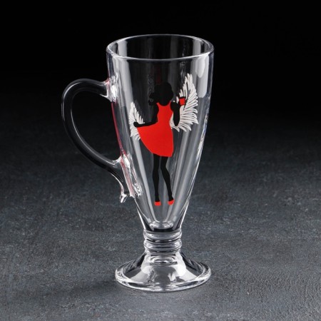Glass Miss "Miss", for tea/coffee, 250 ml, mix-8