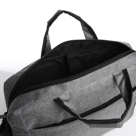 Laptop bag, gray color-5