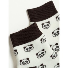 Children's socks with drawings Conte Kids Sof-Tiki, size 12, Milk color