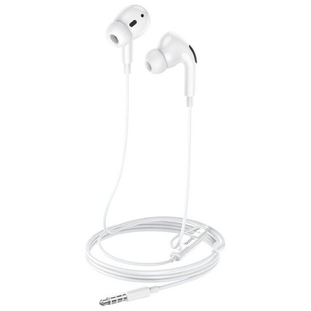 Hoco M1 Pro headphones, wired, vacuum, microphone, jack 3.5, 1.2 m, white-2
