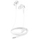 Hoco M1 Pro headphones, wired, vacuum, microphone, jack 3.5, 1.2 m, white