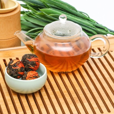 Chinese bound green tea, 50 g, lily-6