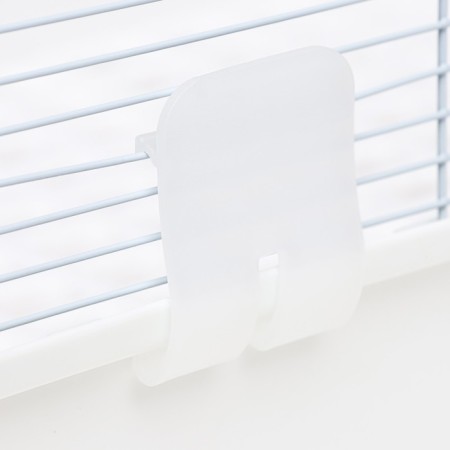 A cage for rodents with sliding pallets 60 x 35 x 47 cm, white-6
