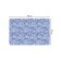 A set of napkins for setting the Winter evening table, rectangular, rounded edges, size 30x46 cm, 4 pcs