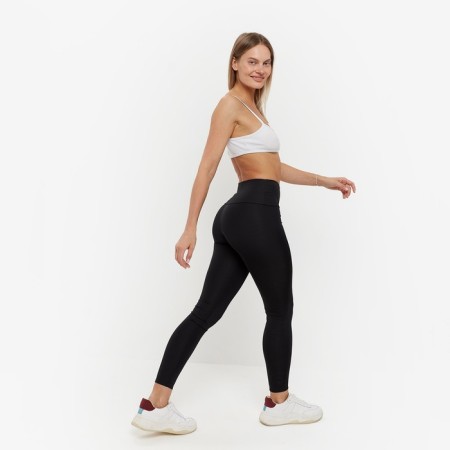 Female leggings, black color, size 48-1
