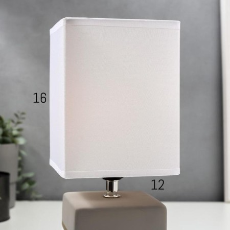 HELP lamp 16376/1 E27 40W white-gray 16x16x29 cm Risalux-6