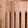 Layer wooden corner "Russian patterns" 31x27x11 cm