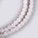 Beads made of natural stone "White quartz" set 58 pcs., Size 1 pc. - 6 mm