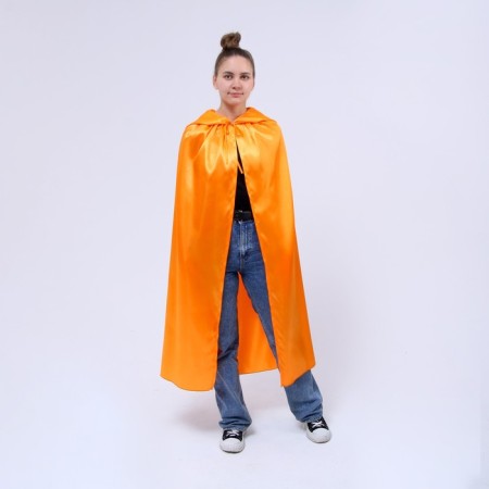 Carnival cloak with a hood, length 120 cm-2
