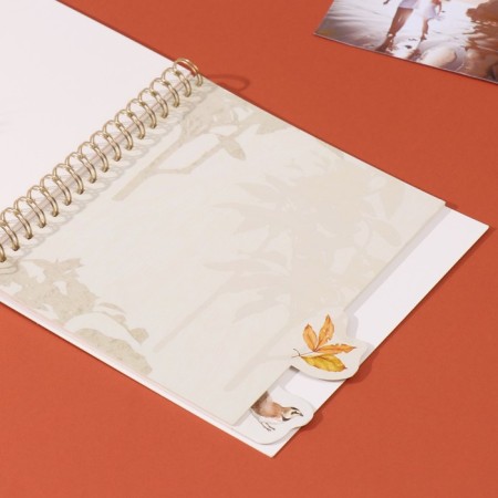 Photo album on spirals 20 sheets "Cat in the window" Volumetric element + 4 tabs 24x24 cm-5
