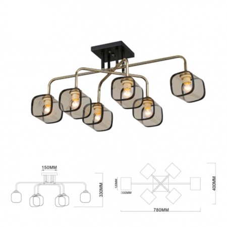 Maribel 9083-306 6he27 40W chandelier-3
