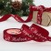 Satin ribbon “Happy New Year!”, 25 mm, 23 ± 1 m, red color