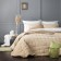 Software "Soft": a bedspread 250 x 270 cm, pillowcase 40 x 60 cm - 2 pcs, beige color