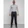 Warm pants, size 56, black color