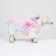 Kombinson "Bunny" with a hood, size XS (DS 20, Osh 12 cm, og 30cm), pastel