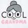 Women's T-shirt KAFTAN COOL GRANDMA, size 48-50, white
