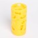 Aromatic decorative candle "openwork", yellow, 6x12 cm, melon