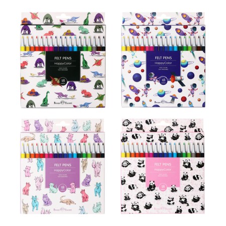 Fleeters 18 colors Happycolor, mix-13