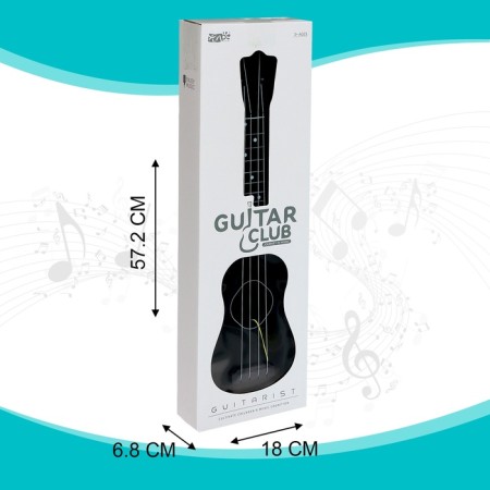 Musical toy - guitar "Style", 4 strings, 57 cm., Black color-5