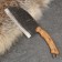 Serbian hatchet, steel - 45, handle - ash, blade - 23 cm