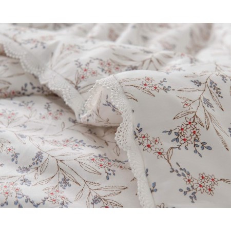 Valentine's blanket, size 160x220 cm, cream color-4
