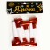 Carnival tongue "Holiday", set of 6 pcs., Red color